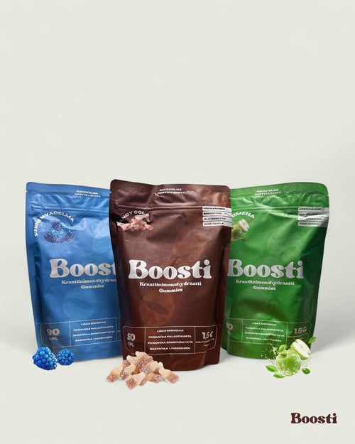 3 - PACK BOOSTI Kreatiinimonohydraatti gummies