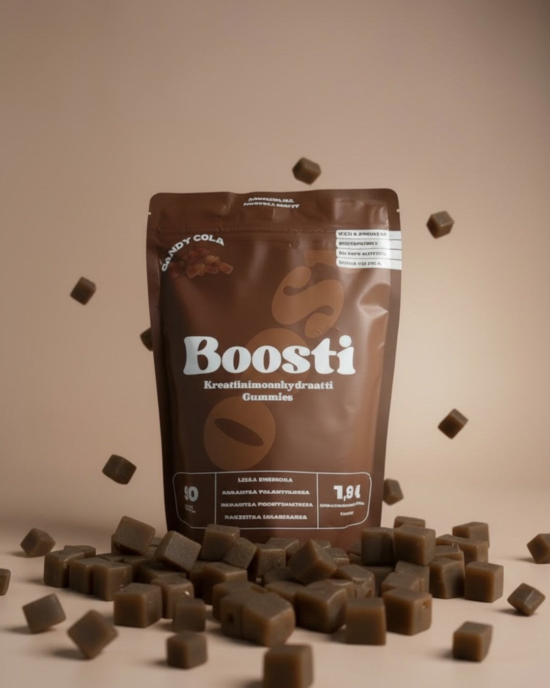 Boosti Kreatiinimonohydraatti Gummies CANDY COLA (TULEE LISÄÄ PIAN)